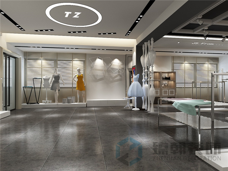 150平服裝店裝修設(shè)計(jì)