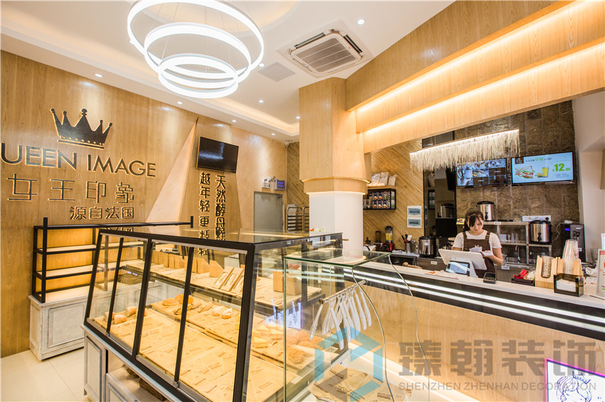 80平女王印象面包店裝修設(shè)計