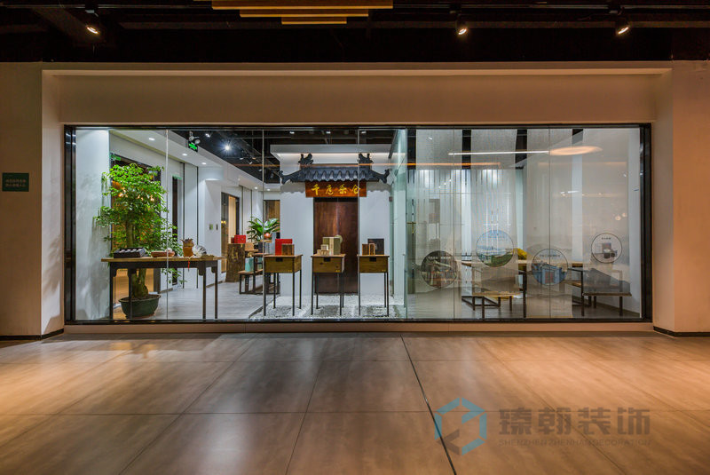 100平千庭單從店面裝修