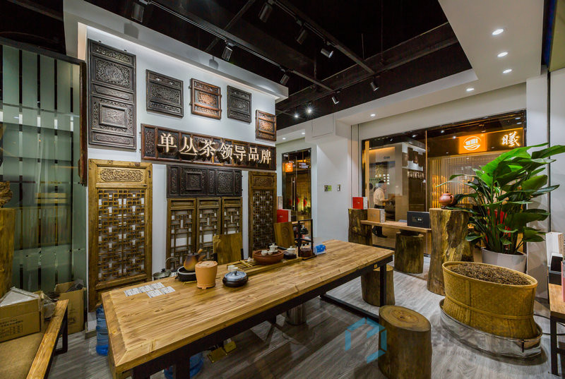 100平千庭單從店面裝修